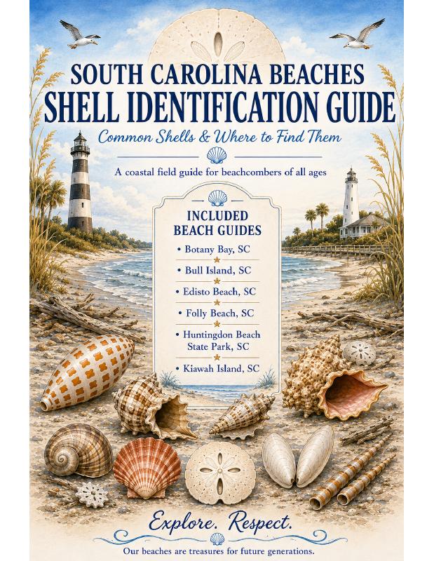 South Carolina Shell Identification Guide PDF by Tidal Keepsakes