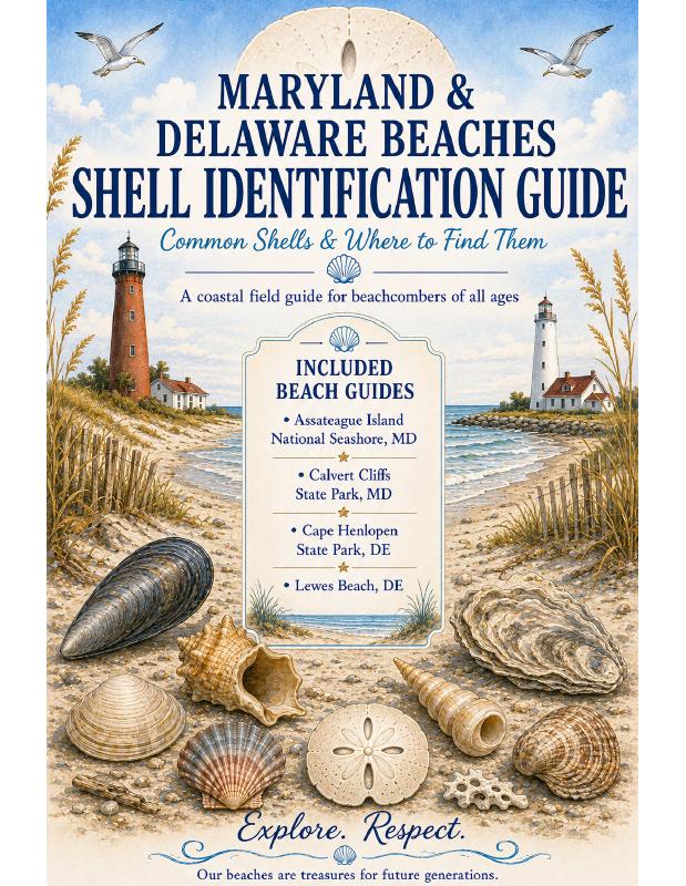 Maryland and Delaware Shell Identification Guide PDF by Tidal Keepsakes