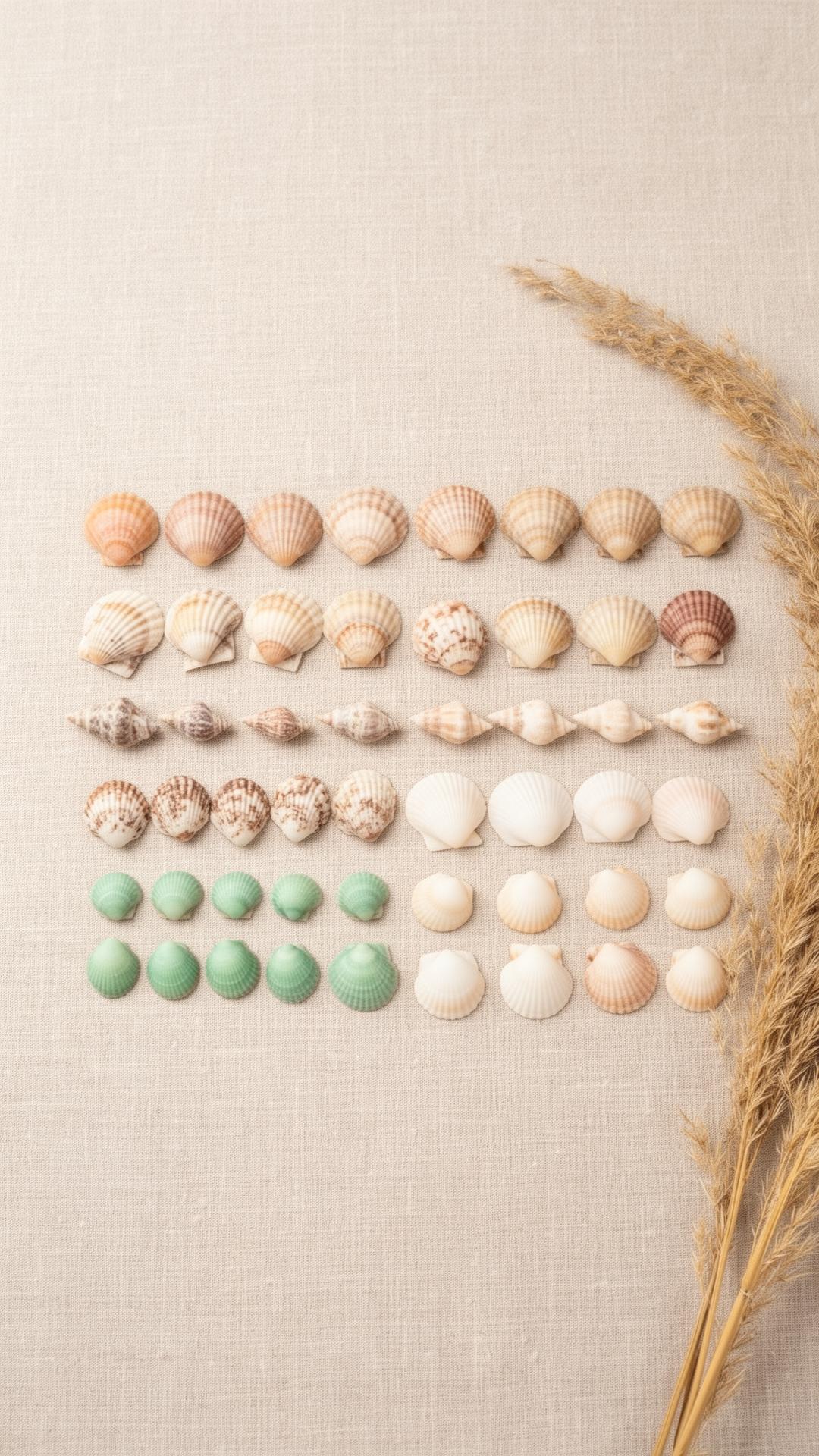 Seasonal Shelling Calendar — Educational Guide Pinterest pin by Tidal Keepsakes (Guide)